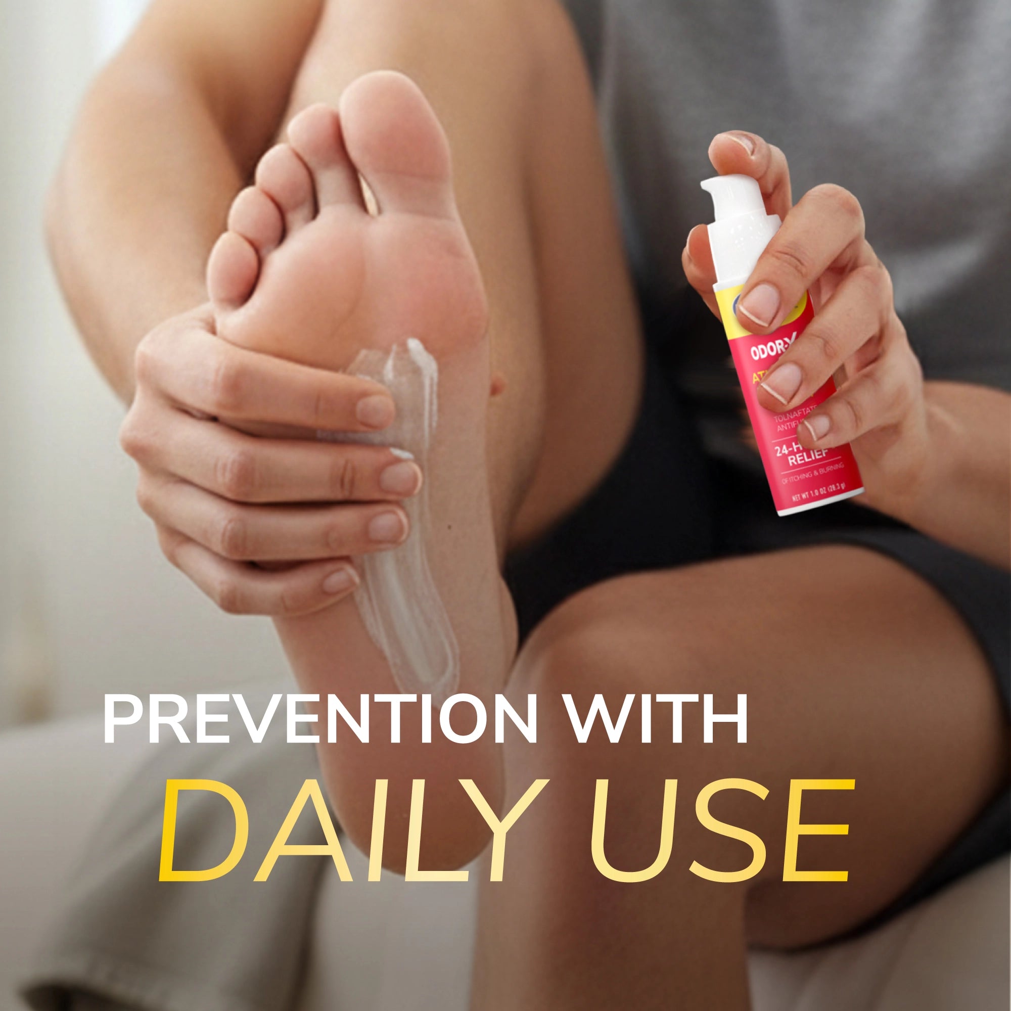 Odor-X Athlete's Foot Antifungal Cream Treatment - Image 7