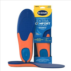 Extra Comfort All-Day Insoles with Massaging Gel  Men's